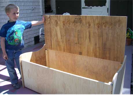 Indoor Wood Storage Bench Plans